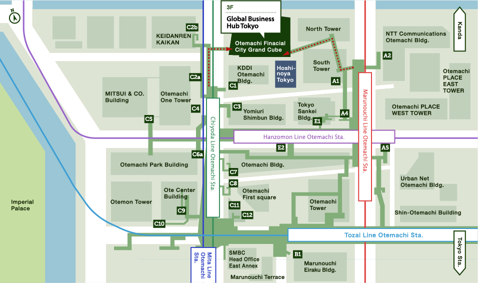 3F Global Business Hub Tokyo, Otemachi Financial City Grand Cube